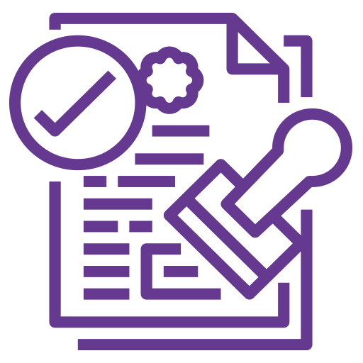 Processing of <br>
relevant licenses